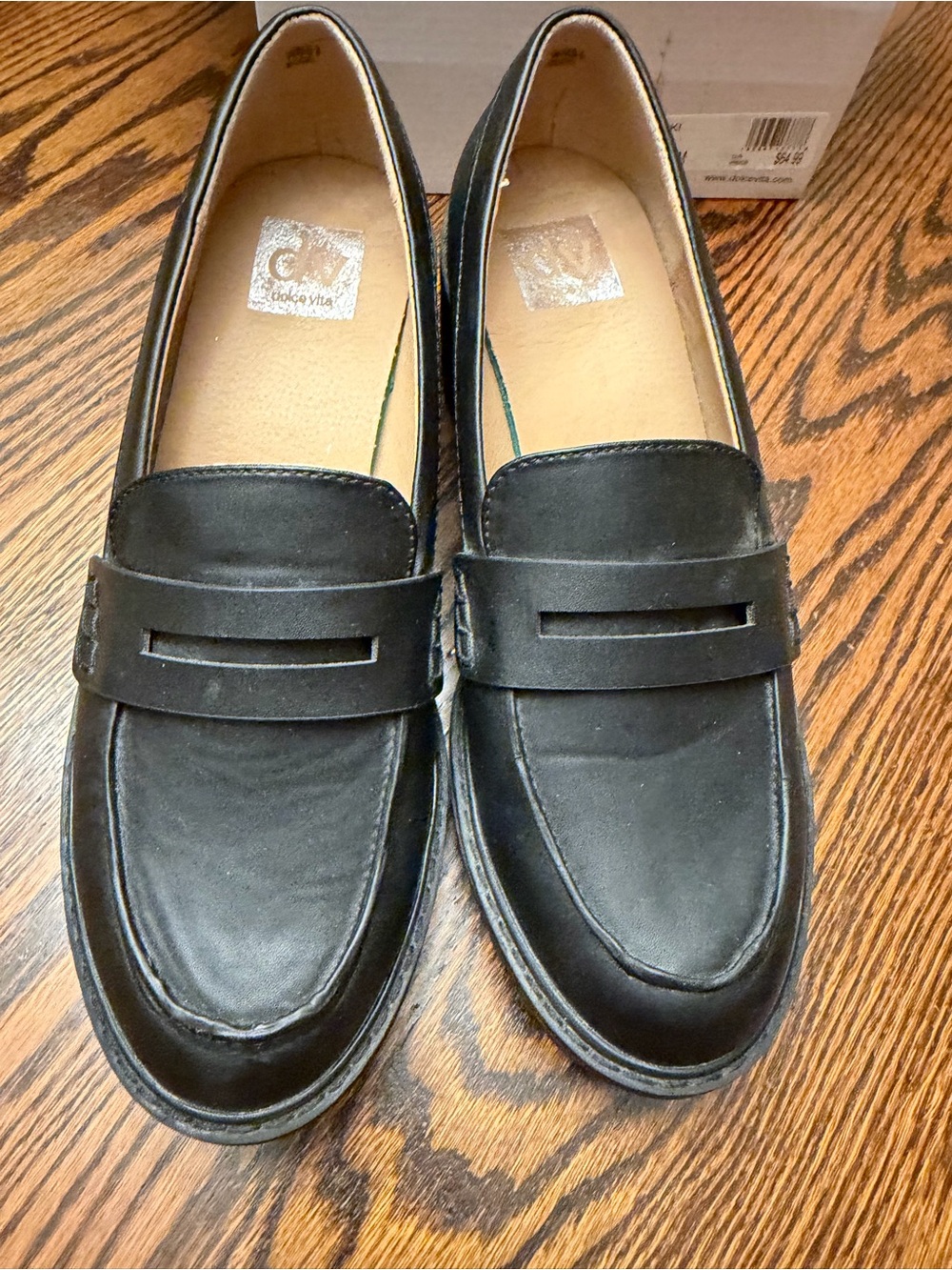 Dolce Vita Women’s Black Penny Loafers